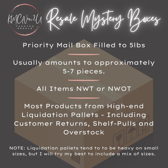 Resale Mystery Box for Resellers: 5lbs Assorted Premium Brands all NWT and NWOT - Picture 2 of 5
